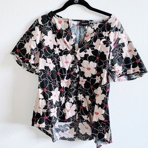 Floral Who What Wear Top